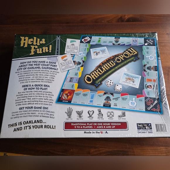 Oakland-Opoly Board Game - New Factory Sealed - Picture 4 of 8